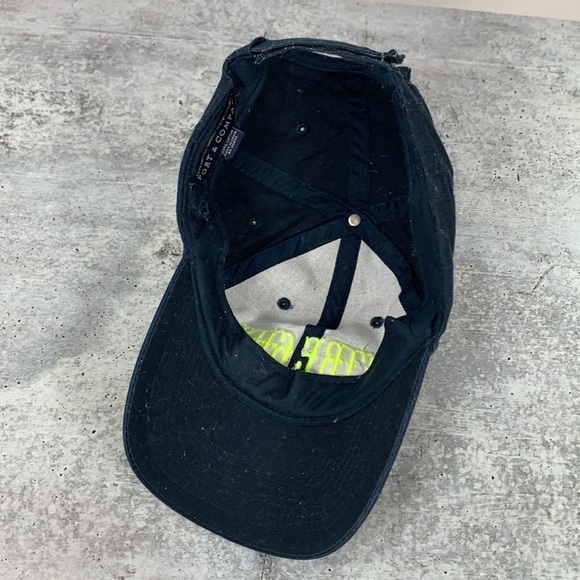 Tire Guy Sandy Oregon PNW Pacific Northwest Navy Blue Retro Adjustable Hat Cap - Picture 5 of 6